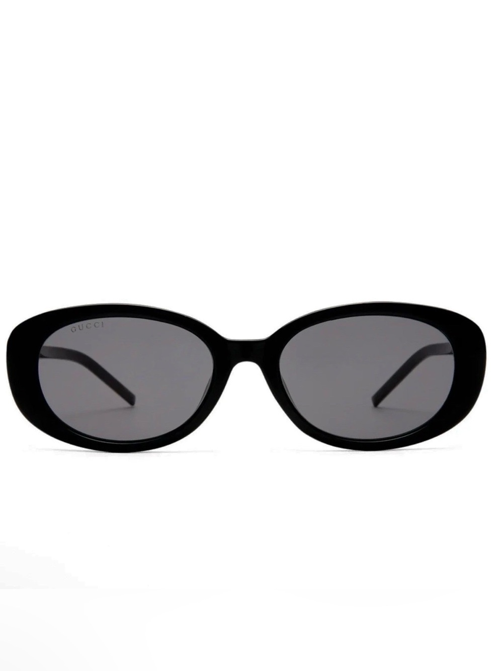 NEW Gucci Women Sunglasses Shiny Black  Oval AUTHENTIC GG1684SA 001 W/CASE $680